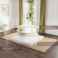 thumbnail image 7 of GODCHAR 32 inch Round Wall Mirror, Brushed Aluminum Frame Shatterproof Vanity Mirror, 7 of 7