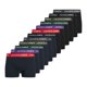 thumbnail image 1 of JACK&JONES Boxers para hombre, paquete de 12 - JACKYLE SOLID TRUNKS, algodón elástico Negro/Rojo/Morado/Verde XL (X-Large), 1 of 7