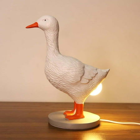 

Ranliy Cute Ducks Eggs Lamp Resin Ornament Night Lamp Home Table Lamps