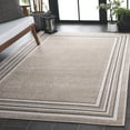 thumbnail image 3 of SAFAVIEH Cabana Rado Bordered Indoor/Outdoor Area Rug, Beige/Ivory, 4' x 6', 3 of 16