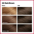 thumbnail image 3 of Revlon Colorsilk Beautiful Color Permanent Hair Dye, Dark Brown, At-Home Full Coverage Application Kit, 30 Dark Brown, 3 Pack, 3 of 11