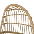thumbnail image 5 of Cortina Outdoor Wicker Basket Chair with Cushion, Beige and Light Brown, 5 of 9