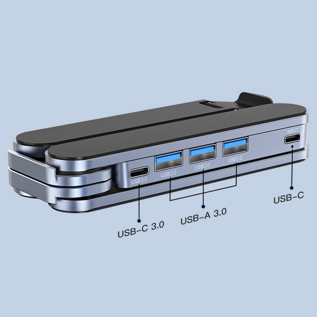 Lightweight pliable Laptop Stand Having USB Expansion For Quick Assembly