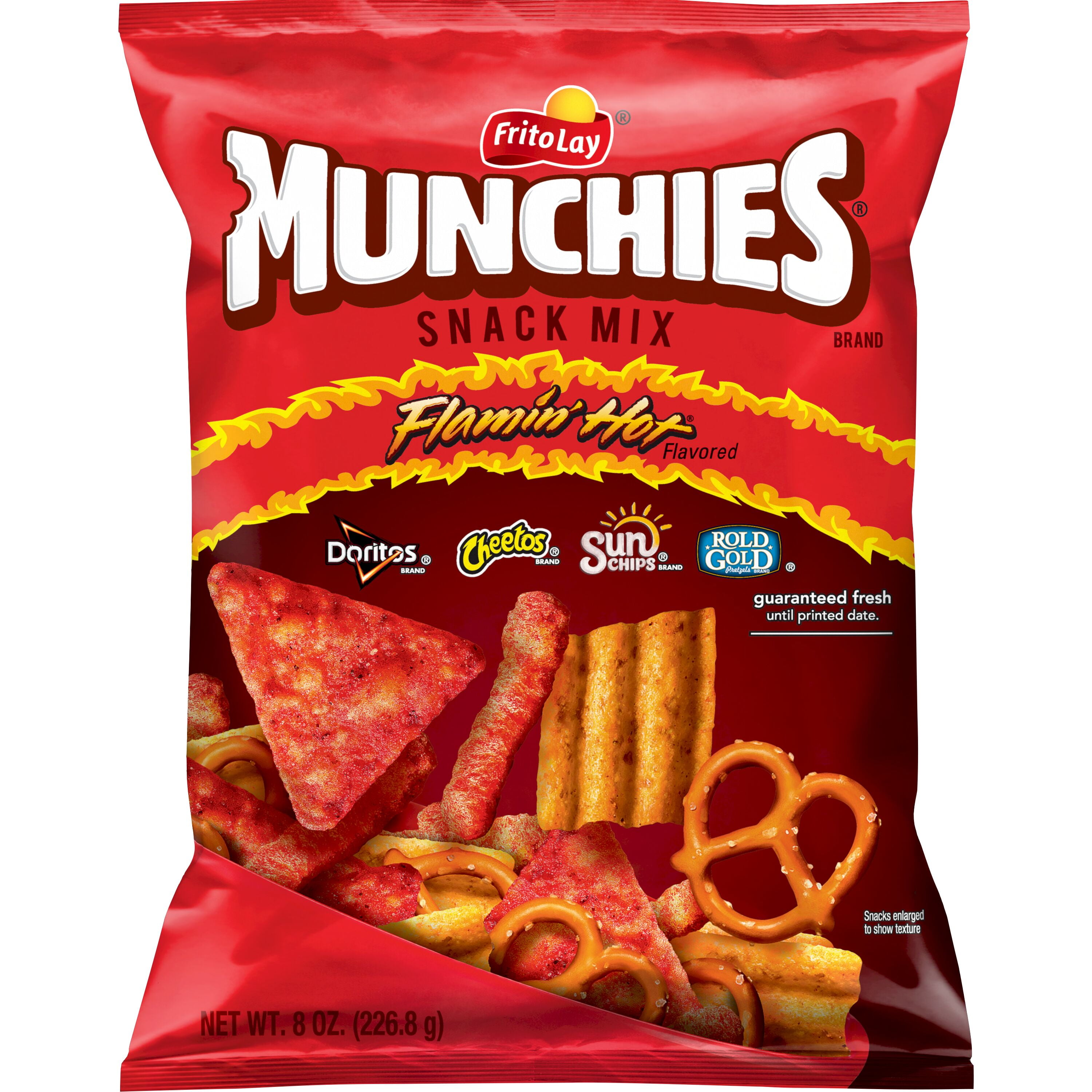 Munchies Flamin Hot Flavored Snack Mix 8 Oz