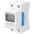 thumbnail image 2 of Instalación de contador de energía electrónico monofásico DDS-LDG en guía de 35 mm con pantalla LCD, sin retroiluminación - sin retroiluminación Kuyhfg Sin marca, 2 of 5