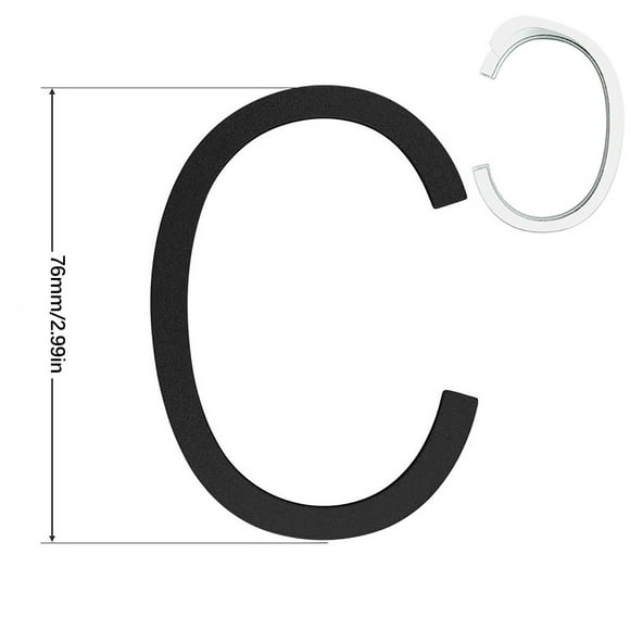 Numéros de Porte pour Porte de Maison, Numéro de Porte Numérique en Acier Inoxydable de 3 Pouces 76 mm pour Villa, Communauté, Cour, Immeuble de Bureaux