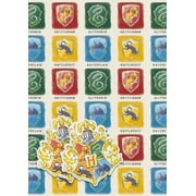 Danilo Promotions Limited PriNst Official Harry Potter Luxury 2 Sheet 2 Tag Wrapping Paper, Harry Potter