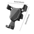 thumbnail image 3 of Birdeem Phone Holder for Car, Car Phone Holder Mount, Alloy Mirror Car Phone Holder Car Navigation Car Phone Holder, Thickened Pad, Cell Phone Holder Car, Phone Holder for Car Vent, Mirror for Car, 3 of 9
