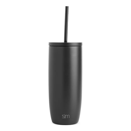 Simple Modern 20 Fluid Ounces Voyager Insulated Stainless Steel Tumbler (NO LID OR STRAW) - Midnight Black