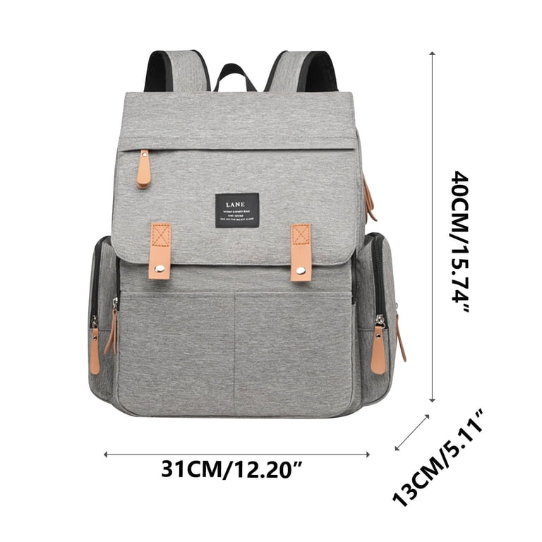 Large Diaper Bag Backpack with Changing Pad Pockets Travel Baby Bag Gray Amazon.com: KeaBabies Baby Diaper Bag Backpack - Large Baby  main image 3