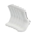 thumbnail image 1 of 6 Pares Calceta Deportiva Antiderrapante Hombre Gym Pilates Unitalla Blanco, 1 of 6