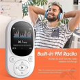 thumbnail image 3 of 32GB Clip MP3 Player Portable Music Player Bluetooth Mp3 Mp4 Player with FM Radio Recording Pedomet, 3 of 5