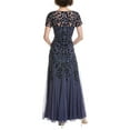 thumbnail image 2 of Adrianna Papell womens  Bead & Sequin Maxi Dress, 2, Blue, 2 of 3
