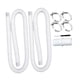 thumbnail image 3 of Conector de manguera de repuesto para bomba de piscina, accesorios para piscina de 3,25 pies con abrazaderas para modelos de bomba de de 530 Blanco, 3 of 9