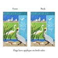 thumbnail image 4 of It's A Shore Thing Sea Blue 19 x 7 Large Polyester Outdoor Hanging Garden Flag, 4 of 6