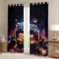 thumbnail image 2 of Manfei Teens Video Gamer Blackout Curtains Set of 2 (52x84 Each),Gamepad Game Lovers Window Curtains,Black Orange Curtains and Drapes For Kids,Luxury Bedroom Decor, 2 of 6