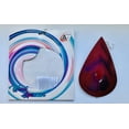 thumbnail image 6 of Dundee Deco's Wind Spinner in Gift Box - 3D Hanging Indoor Outdoor Yard Garden Decoration - Mandala - Rain Drop - Red, Pink, Purple - 12 inch - Unique Gift Idea For Men Women, Souvenir, Present, 6 of 6