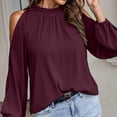 thumbnail image 4 of Ketyyh-chn99 Womens Fall Tops Plus Size Tops Casual Tee Blouses Shirts for Women Red,XL, 4 of 5
