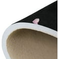 thumbnail image 6 of GZHJMY Flying Cherry Blossom Petals Flower Japanese Black Area Rug Living Room Rugs - 5'3" x4 Abstract Large Soft Indoor Washable Rug Low Pile Carpet for Bedroom Dining Room Office Carpet Runner, 6 of 7