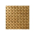 thumbnail image 1 of FASÄDE Easy Installation Diamond Plate Muted Gold Wall Panel Sample (12" X 12" Sample), 1 of 1