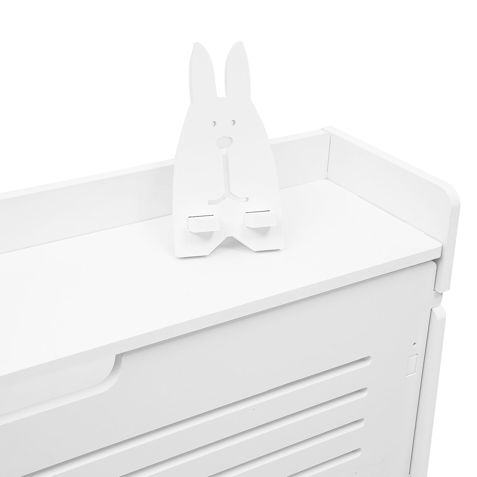 Modern Shoe Storage Cabinet,3-Layer White Tipping Shoe Cabinet,Shoe Rack Cabinet,Ultra-Thin Shoe Cabinet,Shoe Organizer for Entryway