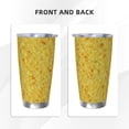 thumbnail image 3 of Lsque nachos cracker Pattern 20oz Car Cup with Lid and Straw, Insulated Coffee Cup with Straw Topper, Spill Proof Travel Coffee Mug, Stainless Steel Tumble-Without Straw, 3 of 8