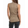thumbnail image 2 of IRO womens  Ekhi Silk-Blend Tank, s, Brown, 2 of 3