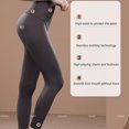 thumbnail image 5 of Pantalones de yoga para mujeres embarazadas YONGSHENG con cintura alta y Soporte para El vientre, 5 of 5