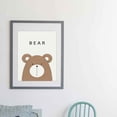 thumbnail image 2 of Cartoon Cute Bear Animals with Letters Simple Style A3 Picture Cartoon animals Canvas Art Printed Oil Paintings Posters Pictures, 2 of 9