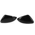 thumbnail image 2 of Cubierta Para Espejo Retrovisor Lateral De Coche, Tapa De Espejos Retrovisores, Adición De Lujo Para 7 MK7 MK7.5 R GTD VII, Negro Brillante, 1 Par, 2 of 7