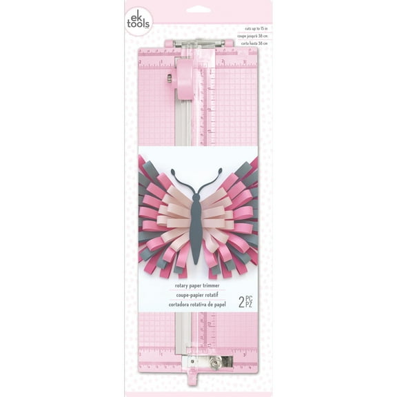 EK Success Rotary Paper Trimmer-Pink
