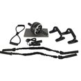 thumbnail image 2 of AB Wheel Roller Jump Rope Resistance Bands Push Up Bar Rack Abdominal Workout Equipment Muscle Training Exercise, 2 of 5
