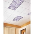 thumbnail image 2 of Fluorescent Light Covers for Ceiling Lights 2 Pack, Purple Coral Coastal Magnetic Classroom Light Covers 4x2 Feet, White Summer Ocean Seaside Fluorescent Ceiling Filters for Office Classroom, 2 of 7