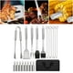 thumbnail image 3 of 20 piezas de Herramientas para asar -Kit de parrilla de material acero inoxidable de - de utensilios de accesorios para asar al, 3 of 9