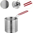 thumbnail image 2 of ZOUSSIQI Friteuse en Acier Inoxydable Panier de Cuisine Multifonction avec Poignée pour Frites Spaghetti Service, 12cm CA919-30221, 2 of 7