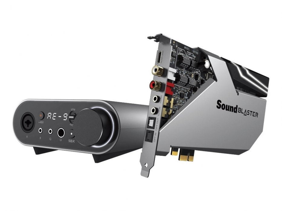 Creative Labs Sound Blaster AE9 PCIe Sound Card With Audio Control