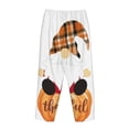 thumbnail image 5 of Balery Autumn Gnomes print Women's Pajama Pants,Ultra Lightweight Pjs,Lounge Pant-Medium, 5 of 9