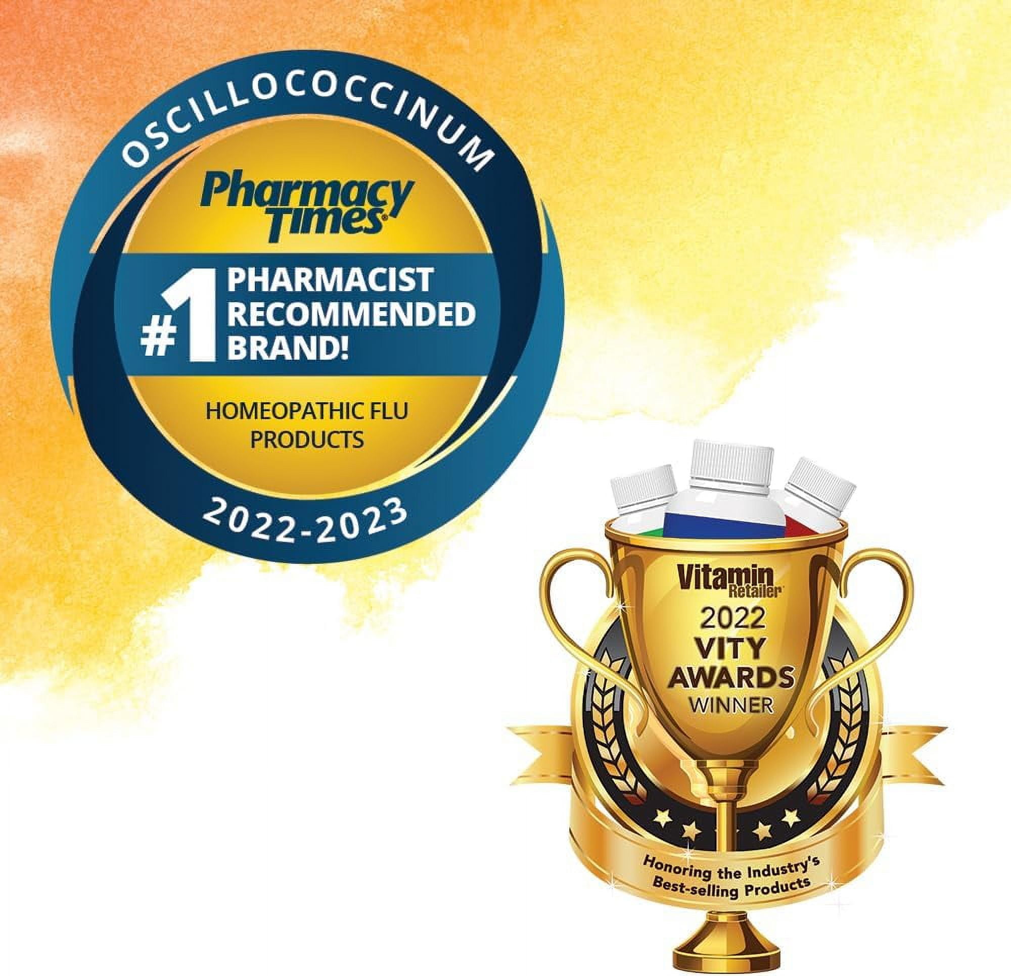 (3 pack) Boiron Oscillococcinum Homeopathic Medicine for Flu-like Symptoms, 12 Count
