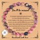 thumbnail image 1 of onlyliua para Interior/Exterior Pulsera de Cuentas de Piedra Natural, Joyería, Pulsera de La Amistad con Música, Joyería para Amantes de La Música de Medianoche, 1 of 2