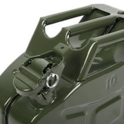 Ktaxon Portable Jerry Can 10L 2.64Gal Capacity, Emergency Backup Fuel Container, Army Green, US Standard