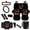 Cherry, variant on Yuyamidu Sunflower Front Rear Seat Covers for Cars Steering Wheel Cover Seatbelt Shoulder Pad Auto Center Console Pad Cover Gear Shift Cover Hand Brake Cover Cup Holders, Set of 14