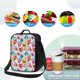 thumbnail image 4 of Disketp Skulls and Roses Bolsa Térmica Estampada para Almuerzo, Lonchera para Hombres y Mujeres Adultos, 4 of 7