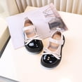 thumbnail image 5 of Sweet Princess Girls Bow Accent Mary Jane Shoes Elegant Tweed Dress Flats with Soft Cushioned Sole, Ideal for Recitals Performances & Parties Beige 11.5 Little Kids(29), 5 of 9