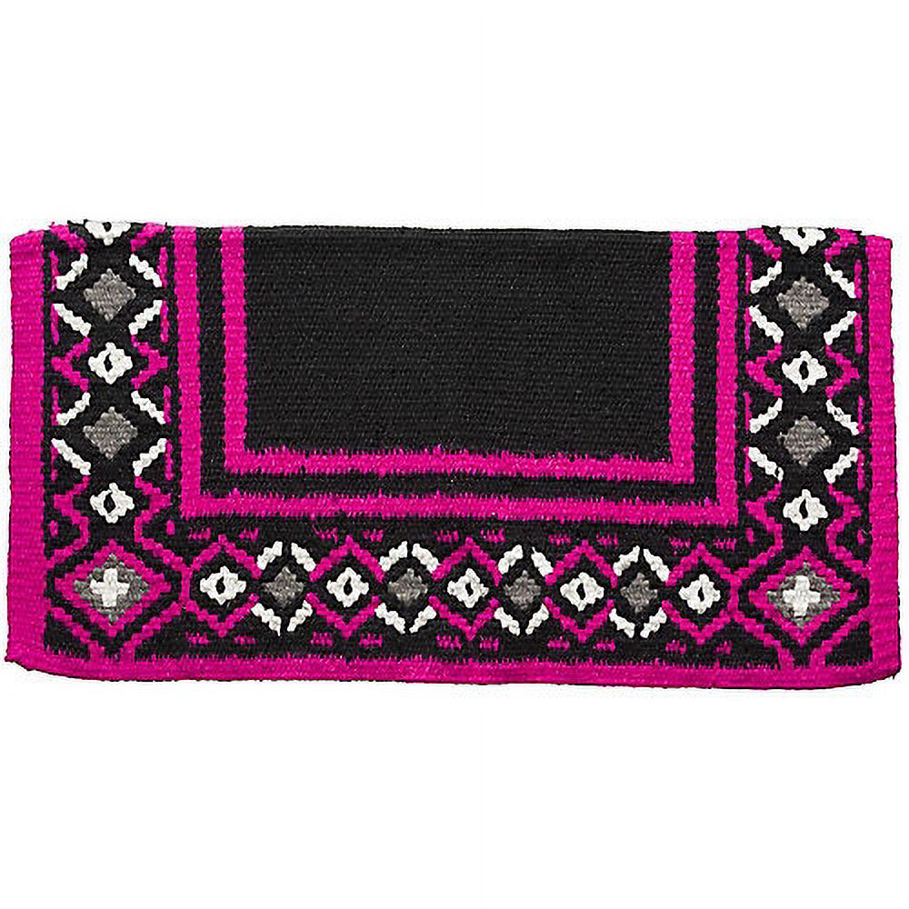 Showman 36x34 Wool Cutter Saddle Pad - 100% Wool Top With Kodel Fleece Bottom For Horses 2 thumbnail image