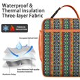 thumbnail image 4 of Boho Chic Reusable Food Tote, Insulated Lunch Box with Comfortable Straps, Fashionable and Practical, 4 of 6