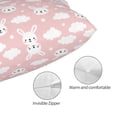 thumbnail image 3 of Kdxio Cotton Pillow Cases Pillowcases,Soft and Breathable Bedroom Pillow Cases-Rabbit And Cloud, 3 of 8