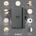 thumbnail image 3 of Dingbats - Wildlife Plain Pocket Notebook A6 - PU Leather Hardcover Journal - Ideal for Work, Travel - Pocket, Elastic Closure, Pen Holder, Bookmark, 3 of 7