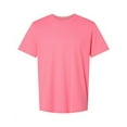 thumbnail image 4 of Bella Canvas Unisex Heather CVC T-Shirt Neon Pink, 4 of 5