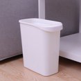thumbnail image 2 of Nordic Style Mini Trash Can Desktop Rectangular Waste Bin Household Garbage Organizer Litter Holder for Bathroom Kitchen Living Room, 2 of 5