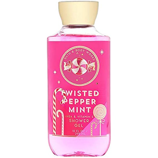 Bath & Body Works Twisted Peppermint Shower Gel, 10 Ounce